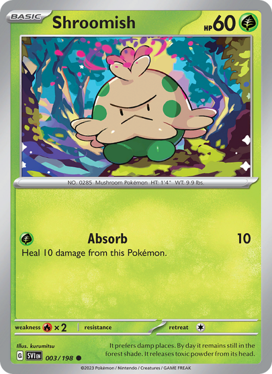 Shroomish (003/198) Reverse Holo card image
