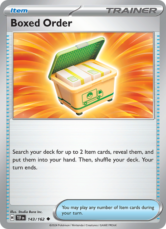 Boxed Order (143/162) Reverse Holo card image