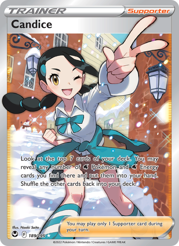 Candice (189/195) Holographic card image