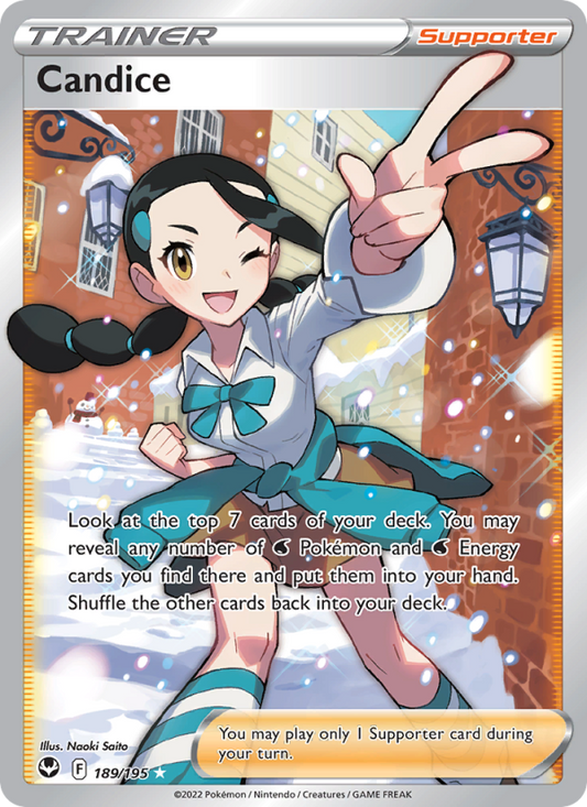 Candice (189/195) Holographic card image