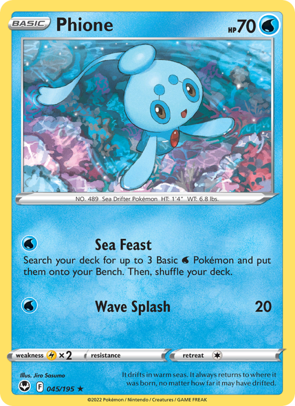 Phione (045/195) Reverse Holo card image