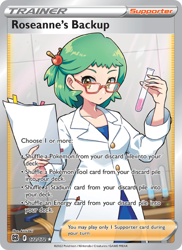 Roseanne's Backup (172/172) Holographic card image
