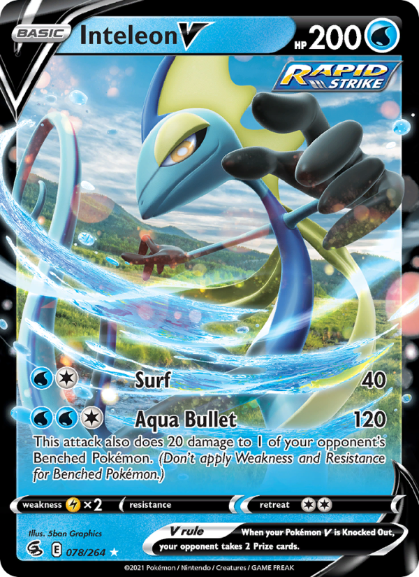 Inteleon V (078/264) Holographic card image