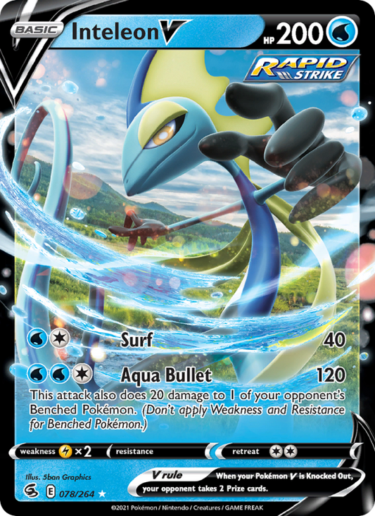 Inteleon V (078/264) Holographic card image