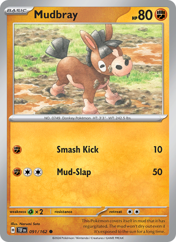 Mudbray (091/162) Reverse Holo card image