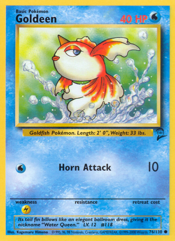 Goldeen (076/130) Reverse Holo card image