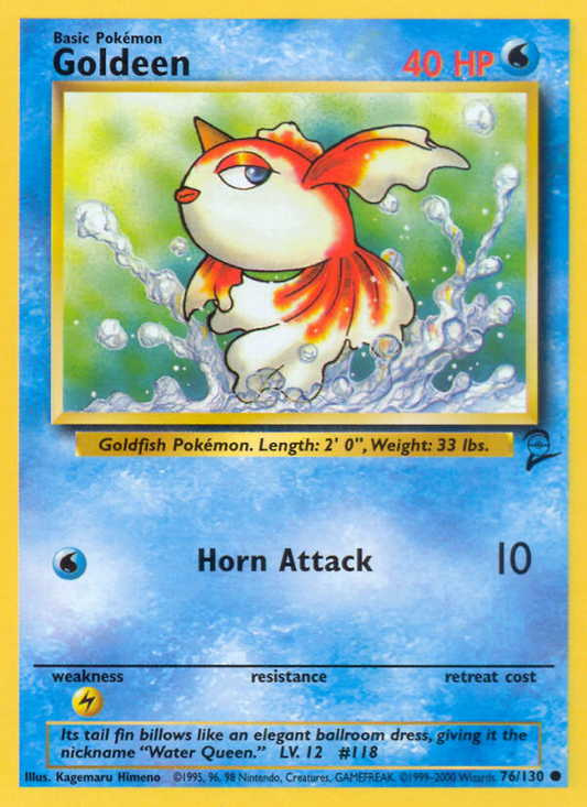 Goldeen (076/130) Reverse Holo card image