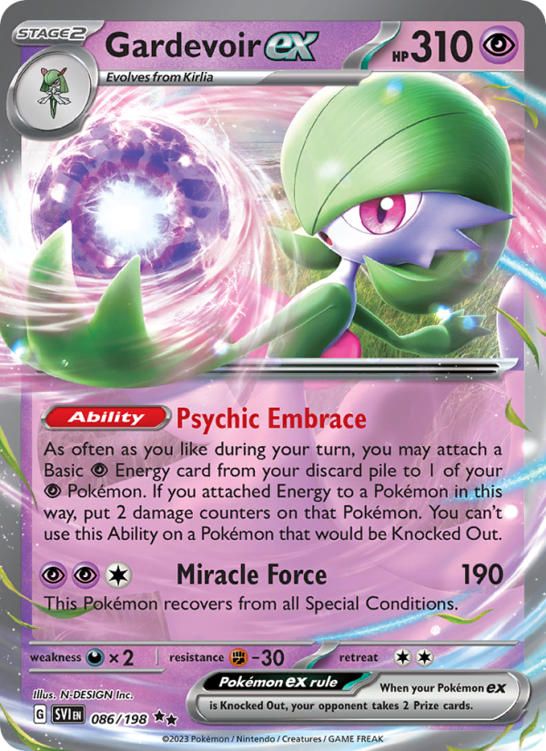 Gardevoir ex (086/198) Holographic card image