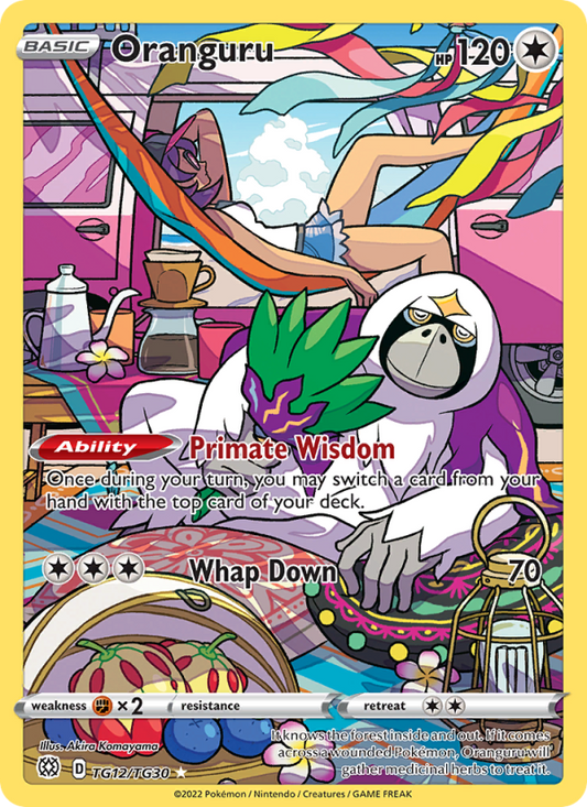 Oranguru (TG12/172) Holographic card image