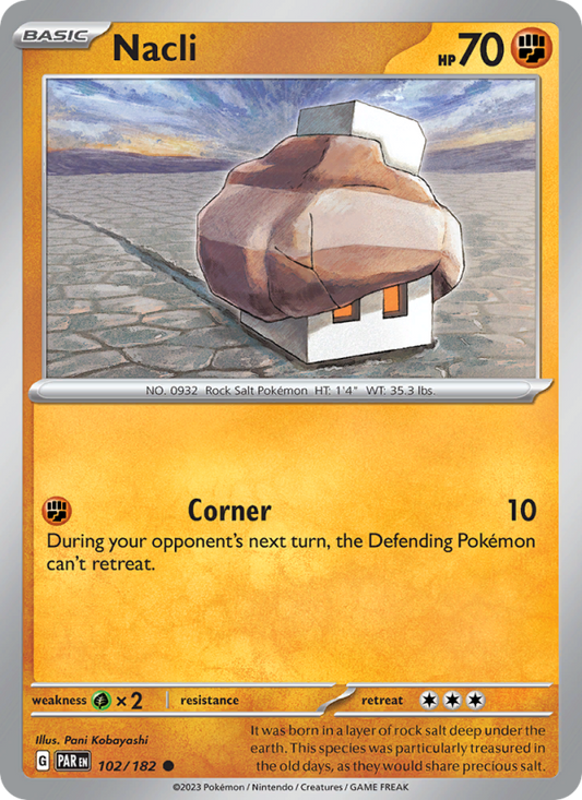 Nacli (102/182) Reverse Holo card image