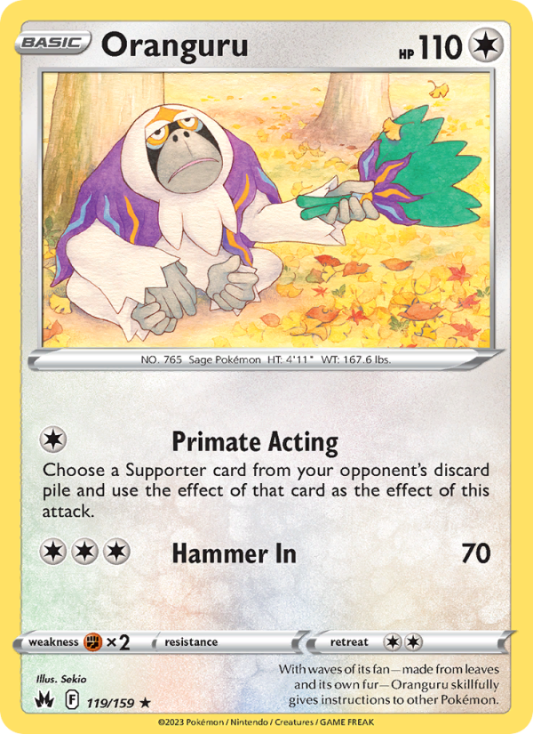 Oranguru (119/159) Reverse Holo card image