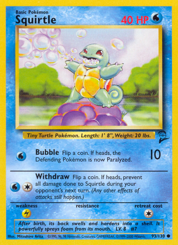 Squirtle (093/130) Reverse Holo card image