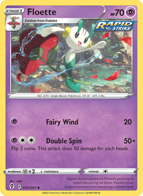 Floette (072/203) Reverse Holo card image