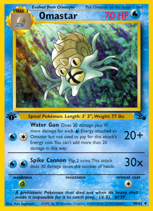 Omastar (040/62) Reverse Holo card image