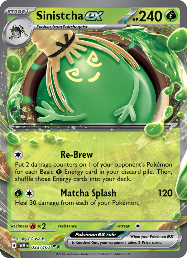 Sinistcha ex (023/167) Holographic card image