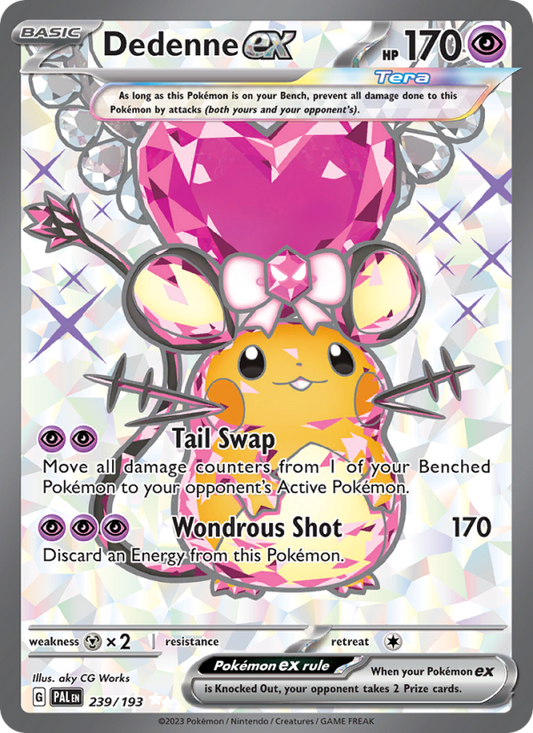 Dedenne ex (239/193) Holographic card image
