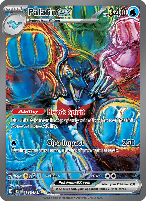 Palafin ex (151/131) Reverse Holo card image