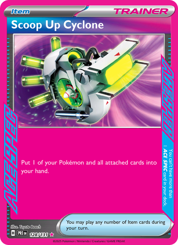 Scoop Up Cyclone (128/131) Reverse Holo card image