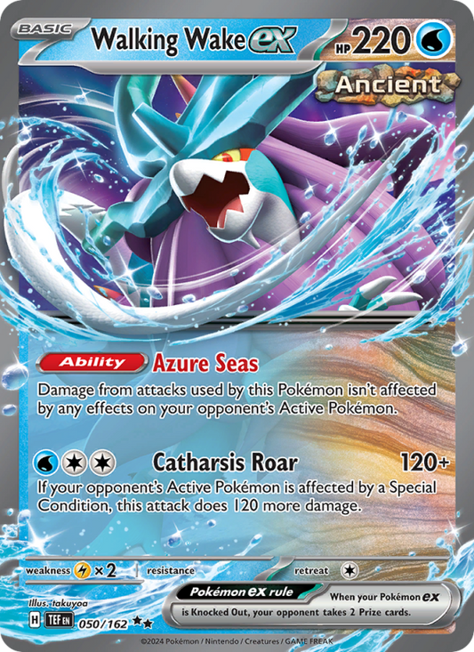Walking Wake ex (050/162) Holographic card image