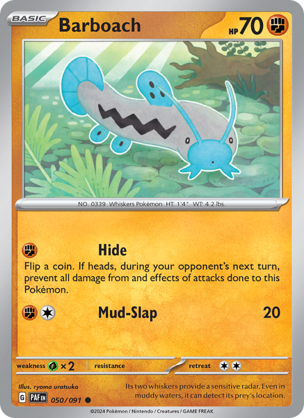Barboach (050/91) Reverse Holo card image