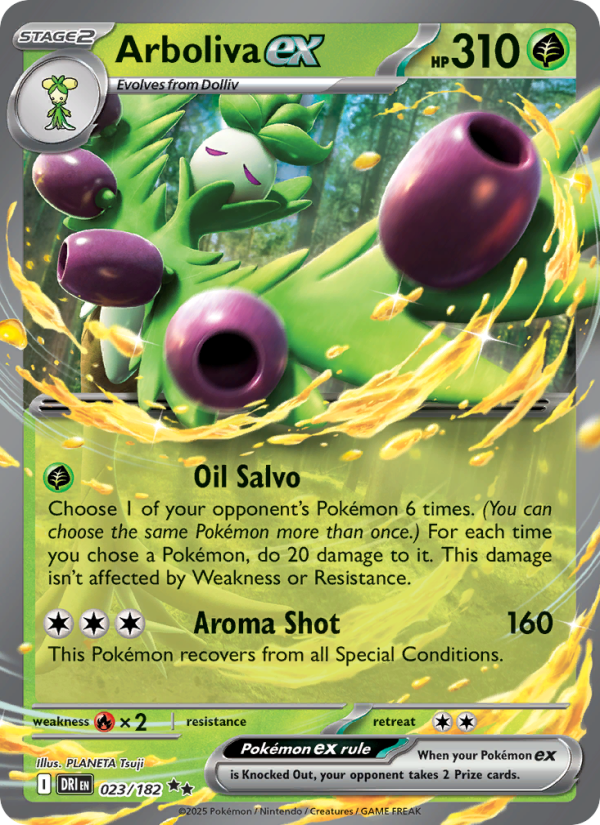 Arboliva ex (023/182) Reverse Holo card image