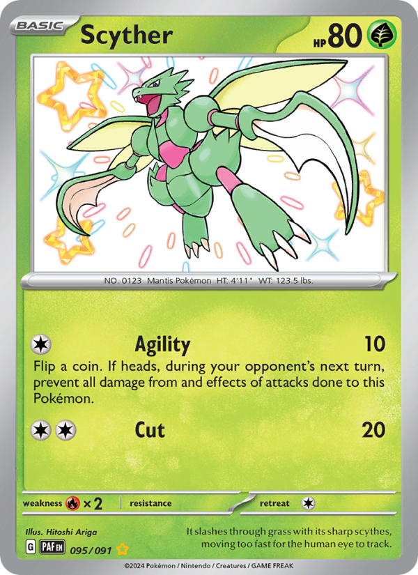 Scyther (095/91) Holographic card image
