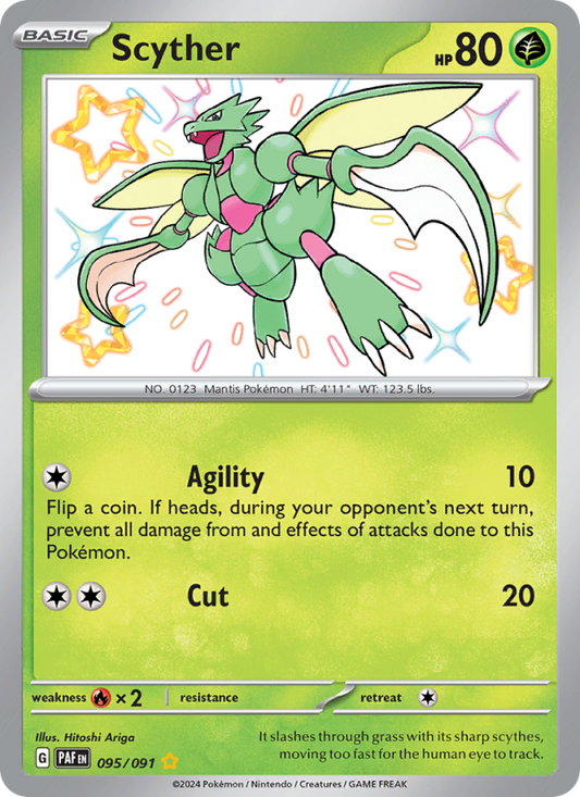 Scyther (095/91) Holographic card image