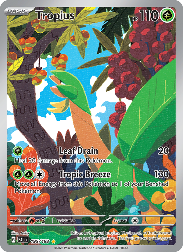 Tropius (195/193) Holographic card image