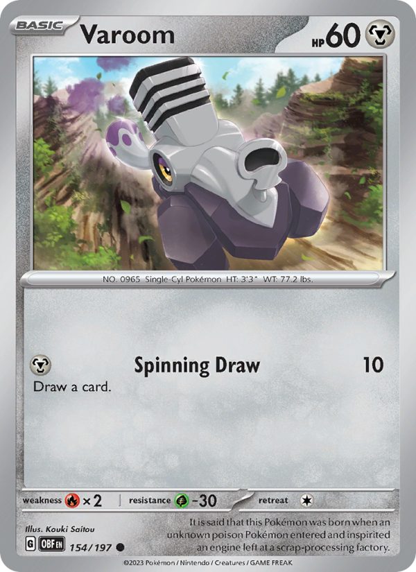 Varoom (154/197) Reverse Holo card image