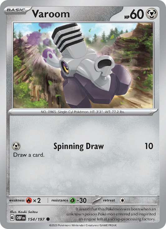 Varoom (154/197) Reverse Holo card image