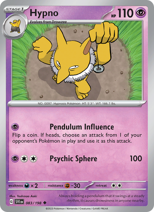 Hypno (083/198) Reverse Holo card image
