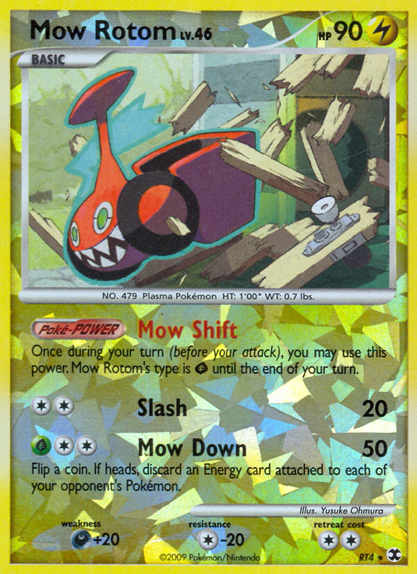 Mow Rotom (RT4/111) Reverse Holo card image