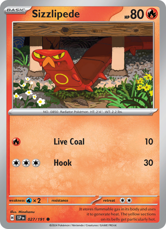 Sizzlipede (027/191) Reverse Holo card image