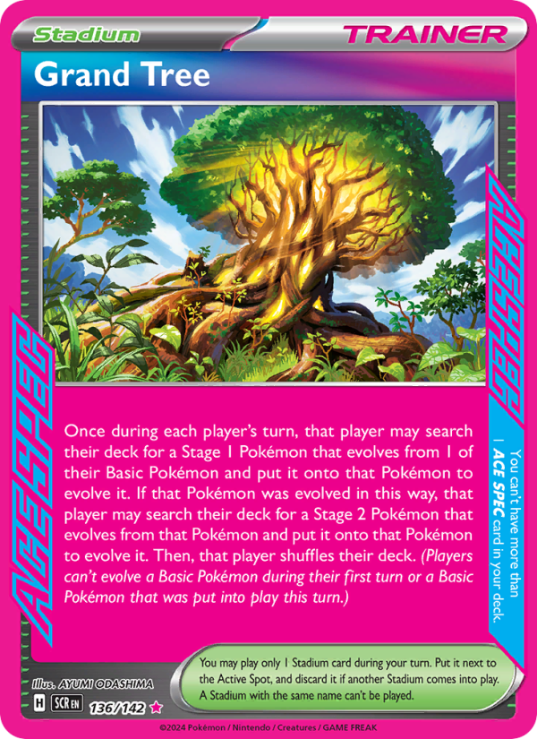 Grand Tree (136/142) Holographic card image