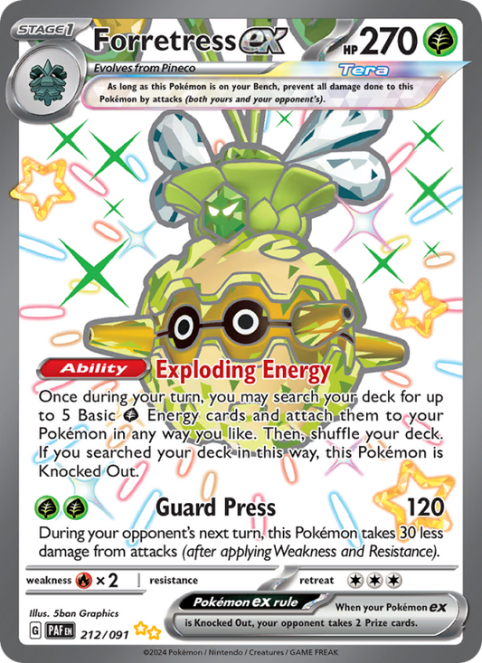 Forretress ex (212/91) Holographic card image