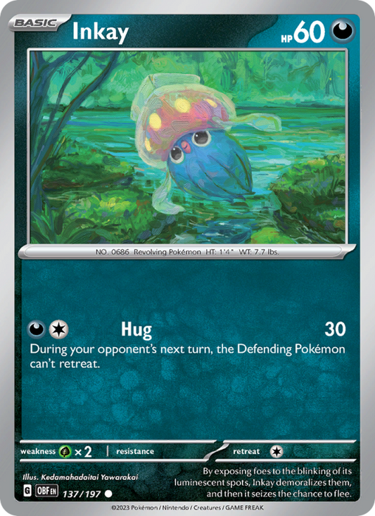 Inkay (137/197) Reverse Holo card image