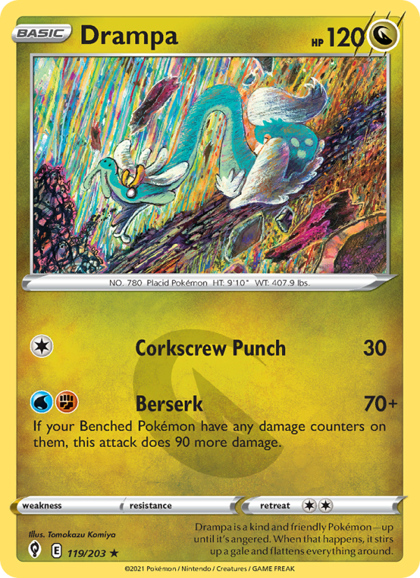 Drampa (119/203) Reverse Holo card image