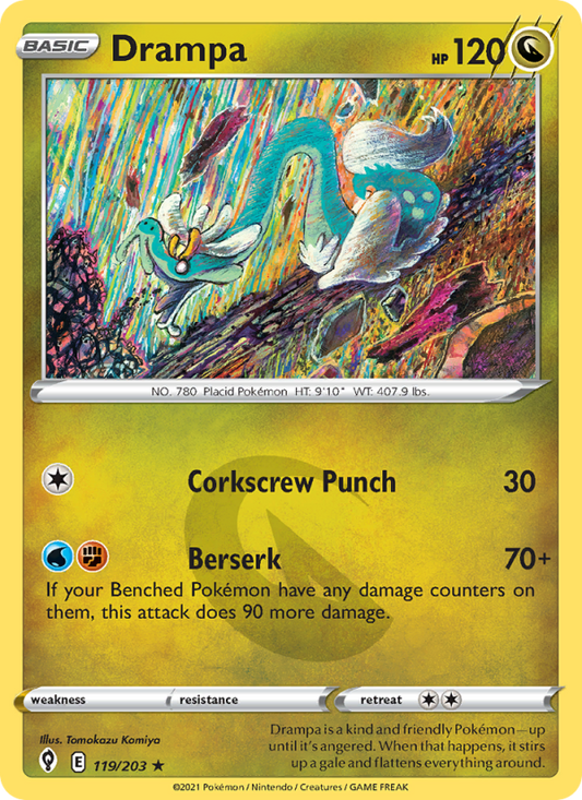 Drampa (119/203) Reverse Holo card image