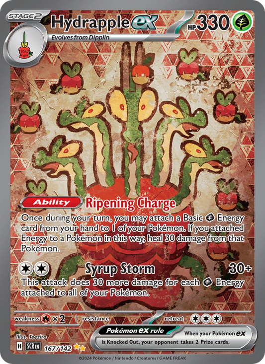 Hydrapple ex (167/142) Holographic card image