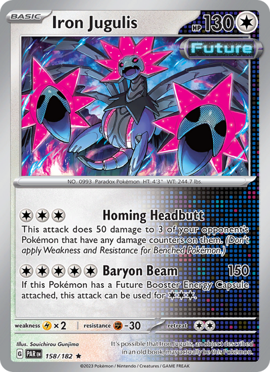 Iron Jugulis (158/182) Holographic card image