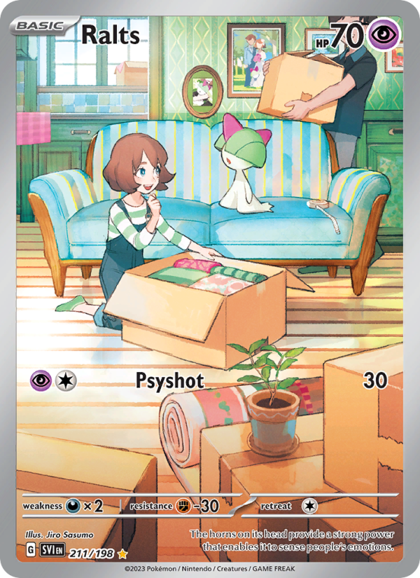 Ralts (211/198) Holographic card image