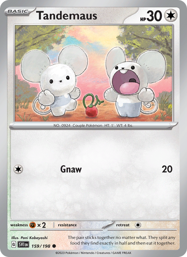 Tandemaus (159/198) Reverse Holo card image