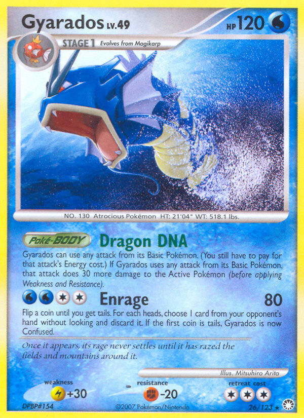 Gyarados (026/122) Reverse Holo card image