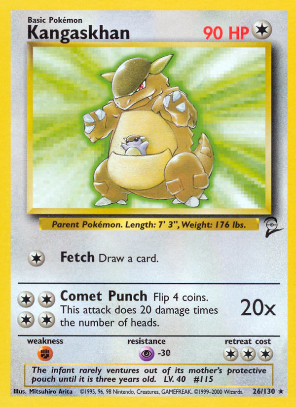 Kangaskhan (026/130) Reverse Holo card image