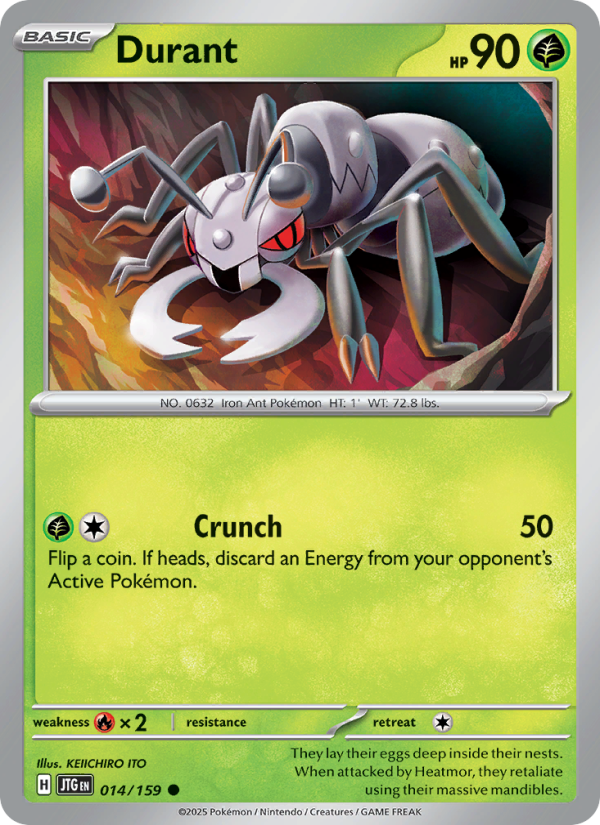 Durant (014/159) Reverse Holo card image