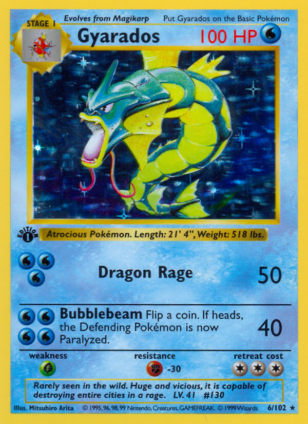 Gyarados (006/102) Reverse Holo card image