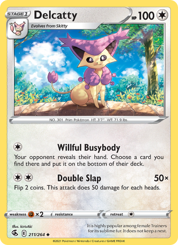 Delcatty (211/264) Reverse Holo card image