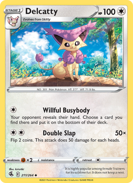 Delcatty (211/264) Reverse Holo card image