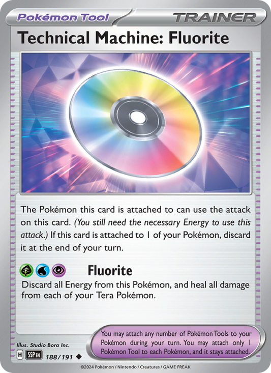 Technical Machine: Fluorite (188/191) Reverse Holo card image