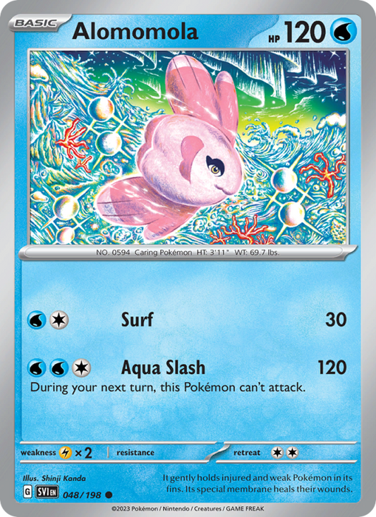 Alomomola (048/198) Reverse Holo card image